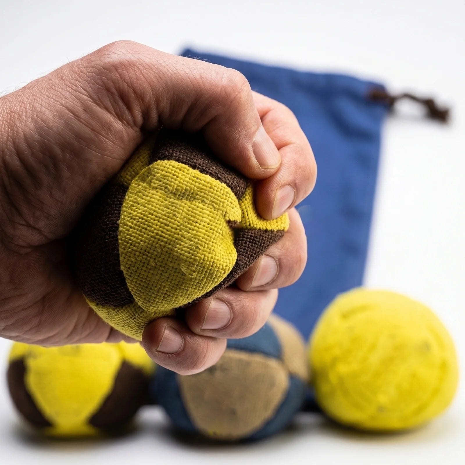 7 Styles Classic Footbag 3 Pack with Pouch, Unique, Footbag Set with Carry Bag