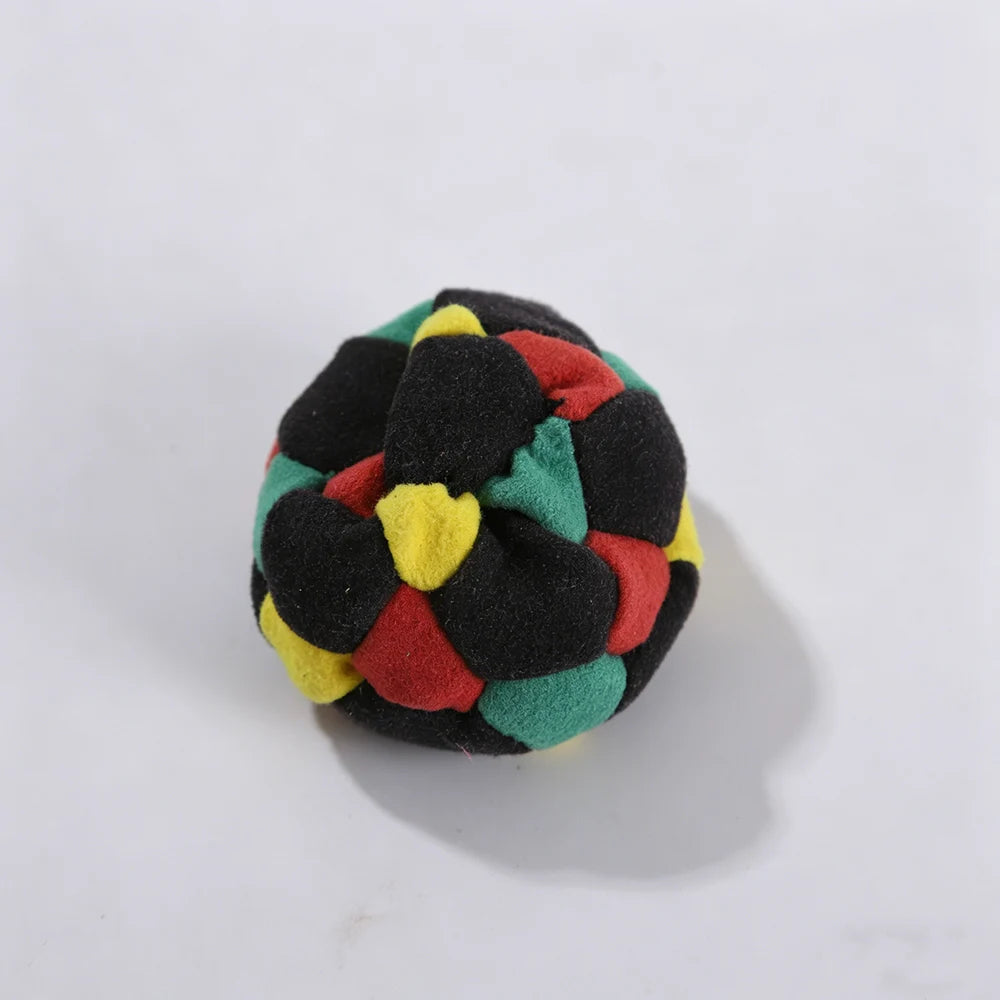 Hacky Sack Hand-Made Knitted Footbag Sacks, Assorted Foot Bag Crochet Hackys Ball for Adults,Juggling Balls for Beginners